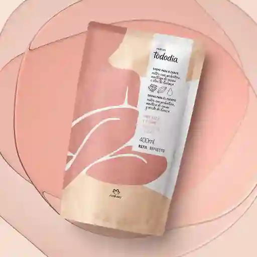 Repuesto Crema Nutritiva Corporal Nuez Pecán y Cacao Tododia