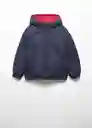 Abrigo Anorak Paco Navy Talla 14 Niños Mango