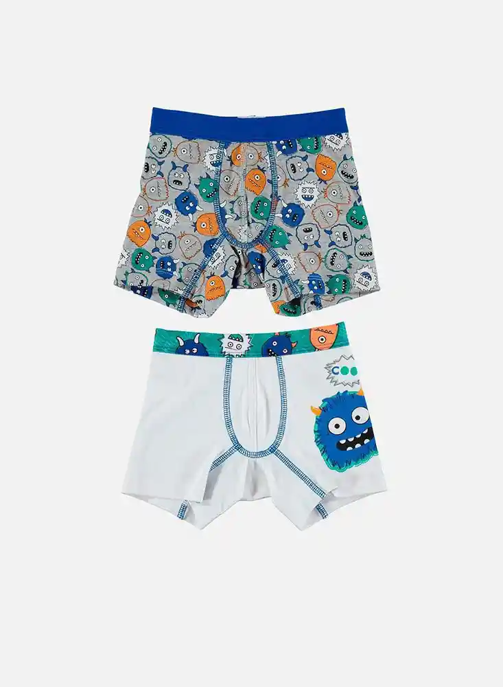 Boxer Para Bebé Niño X2 3t - Surtido