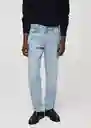 Jean Bob Tejano Claro Talla 42 Hombre Mango