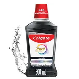 Enjuague Bucal Colgate Total Carbón Prevención Activa 500ml