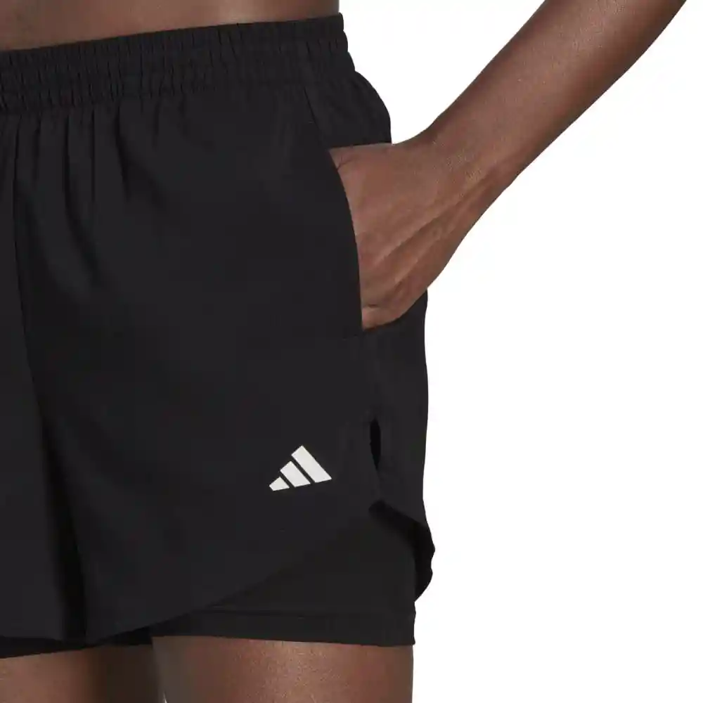 W Min 2in1 Sho Talla L Pantalones Y Lycras Negro Para Mujer Marca Adidas Ref: Hn1044