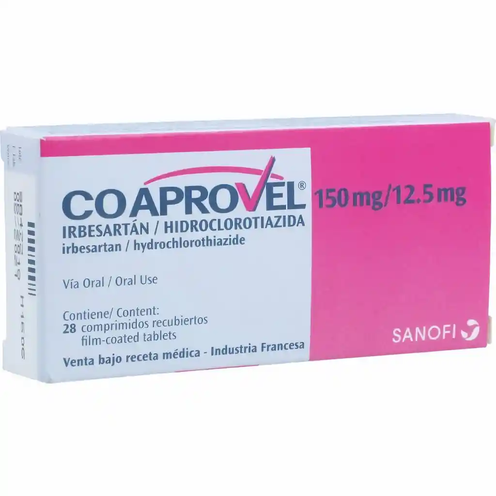 Coaprovel 150+12 5 Mg Tab Rec Caj X 28