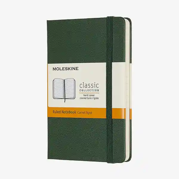 Inkanta Cuaderno Pequeño Rayas Verde Mirto Hc