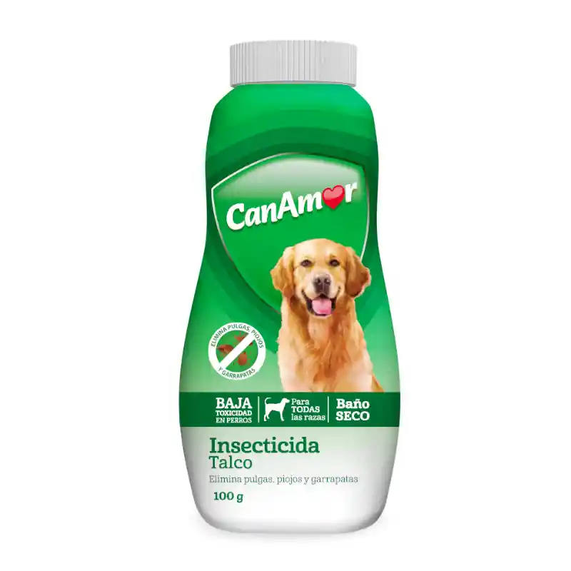 CanAmor Talco Insecticida para Perro