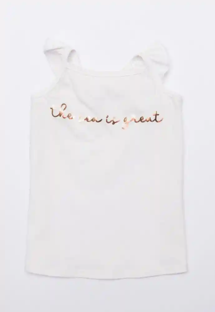 Blusa Manga Sisa 6/9 Meses-blanco