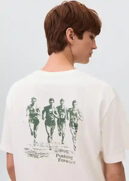 Camiseta Forward Offwhite Talla 22 Teen Niños Mango