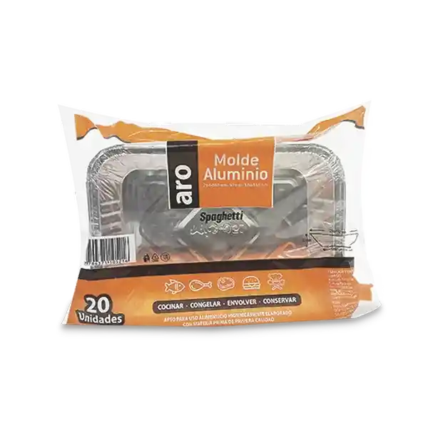 Aro Molde de Aluminio Spaghetti