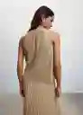 Top Marcos-A Oro Talla XS Mujer Mango