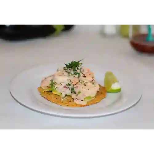 Tostada de Camarón