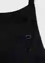Vestido Brown Negro Talla M Mujer Mango