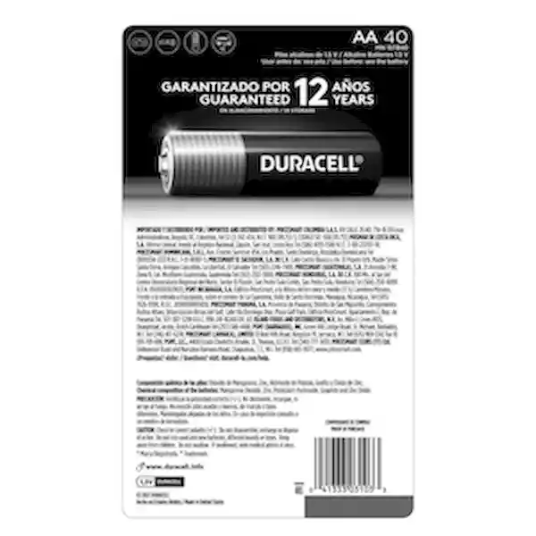Duracell Pilas AA