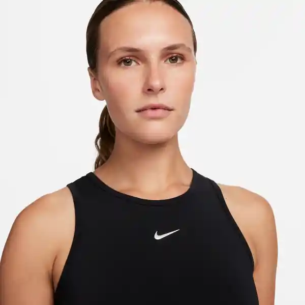 Nike Camiseta W Np Df Crop Tank Shine Mujer Negro L