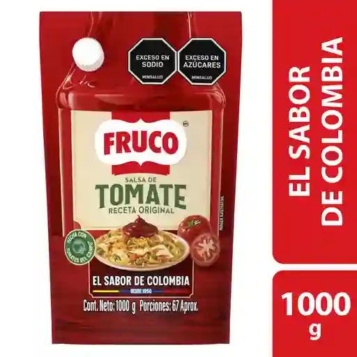 Salsa de Tomate Fruco Doypack 1000 g