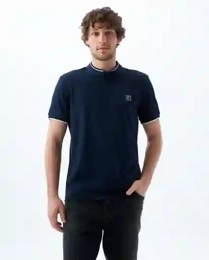 Camiseta Hombre Azul Talla XL 800G003_AZU194023 Americanino