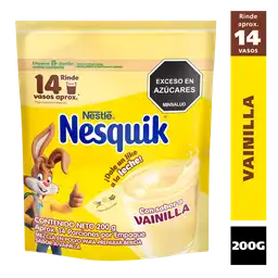 Bebida en polvo NESQUIK sabor a Vainilla x 200g