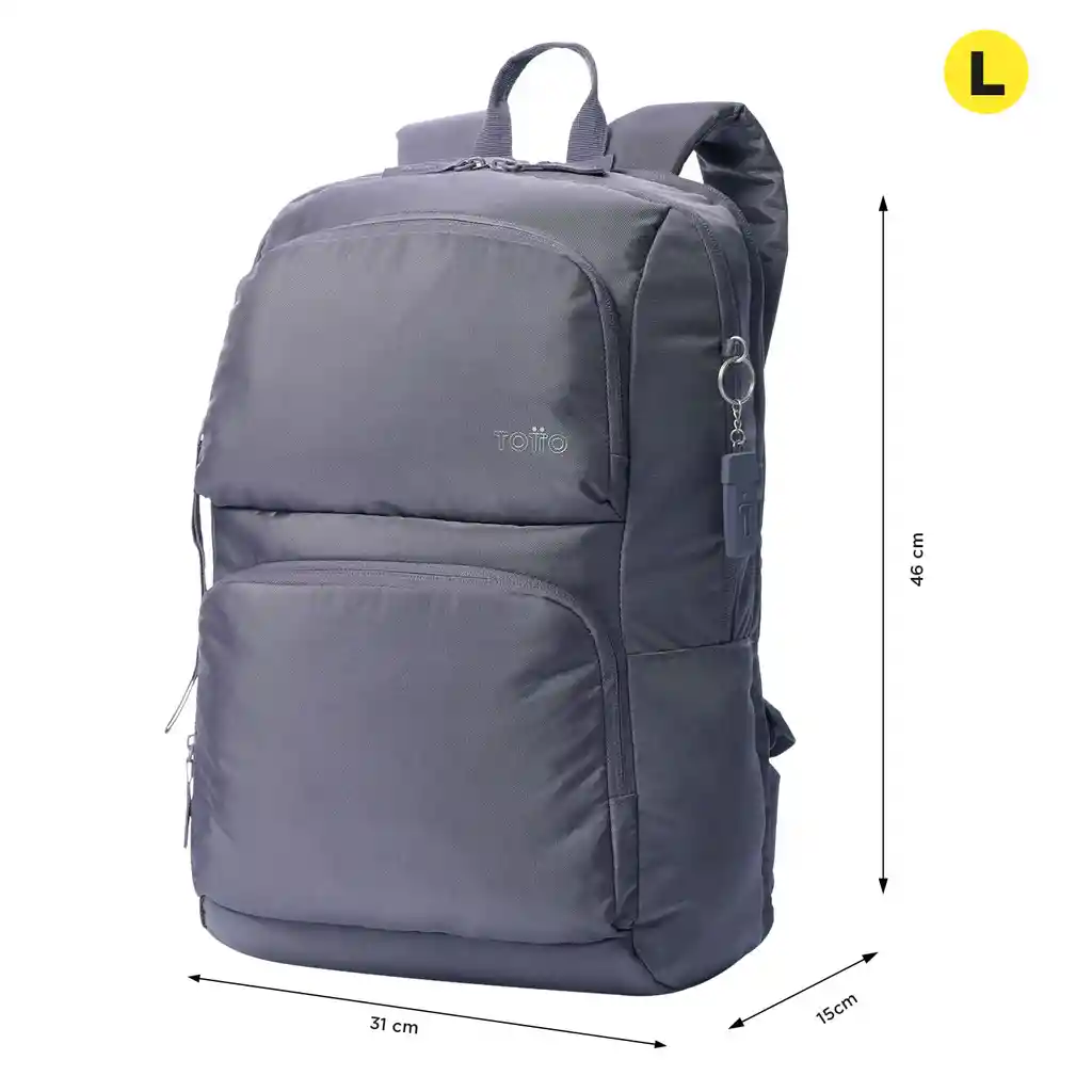 Morral Universitario Porta Pc 14" Cloud Morado Mujer