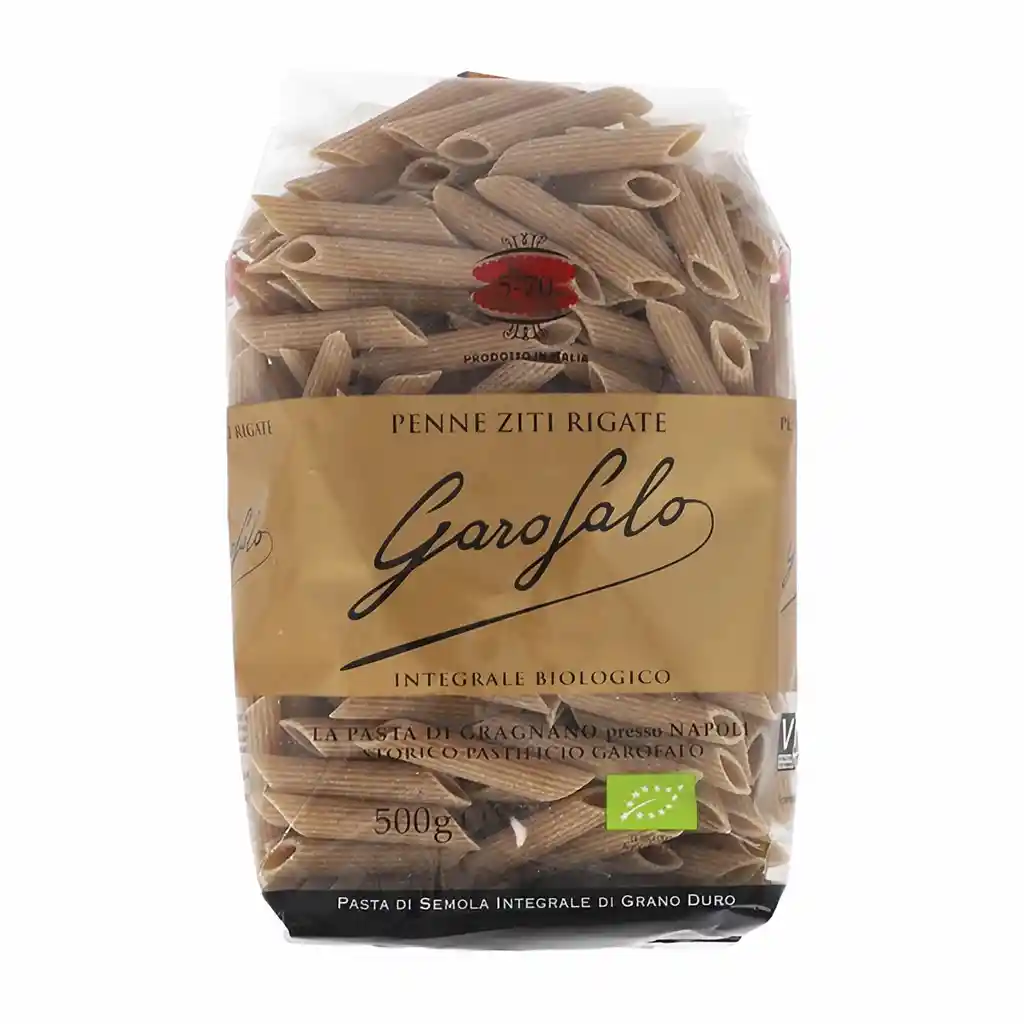 Garofalo Pasta Penne Ziti Rigate Integrali Organic