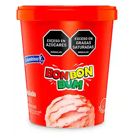 Colombina Helado Sabor Bon Bon Bum Fresa