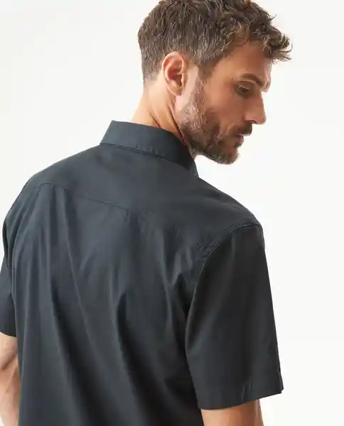 Camisa Pockets Negro Sombrio Ultraoscuro Talla S Chevignon