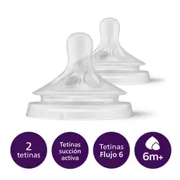Avent Tetina Nat Response Fl Espeso 6m+