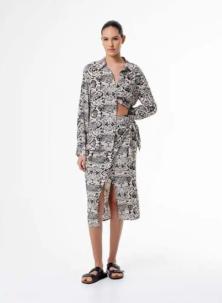 Falda Falda M-crudo/est