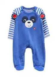 Pijama Entera Para Bebé Azul Talla 12/24 Meses