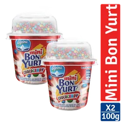 Mini Bon Yurt Choco Candy 100g X2 Und