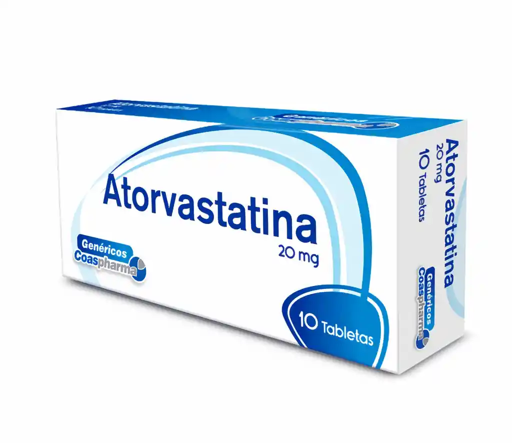 Coaspharma Atorvastatina (20 mg) 10 Tabletas