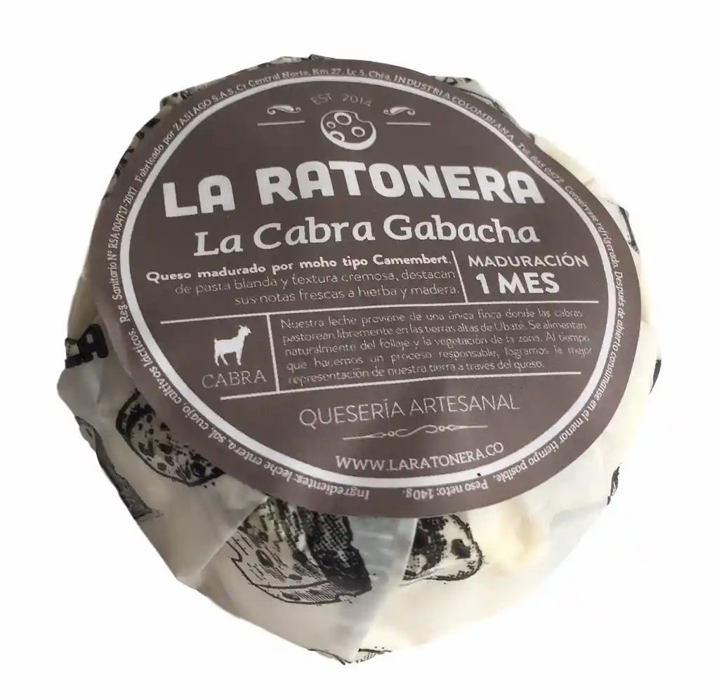 Camembert Quesode Cabra Madurado 1 Mes 140 G