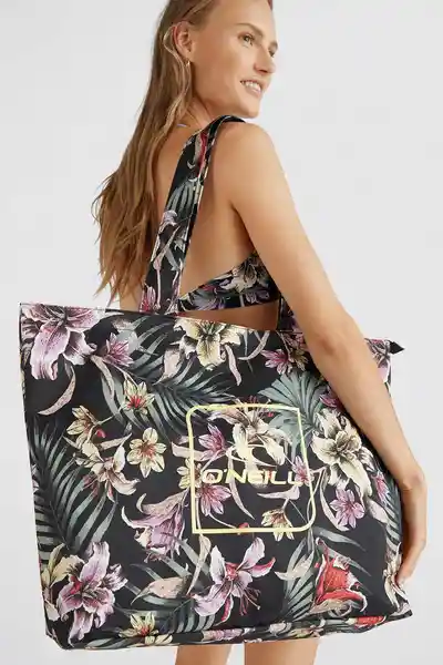 ONeill Bolso Coastline Print Tote Negro Talla Única