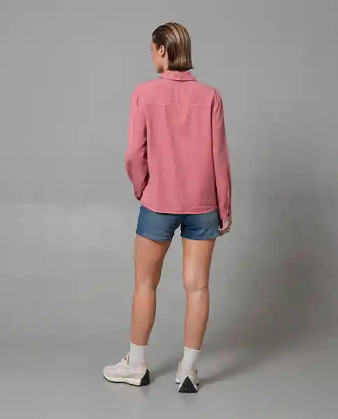 Camisa Mujer Rosa Talla S 219G013_ROS181436 Rifle