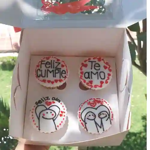 Caja de Cupcakes Feliz Cumple