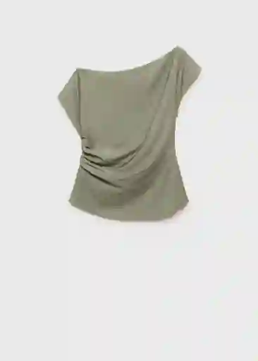 Blusa Manta Agua Talla S Mujer Mango
