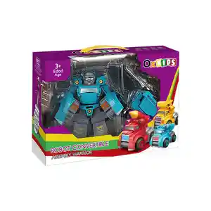 Ox Toys Robot Desmon y Transforma Azul