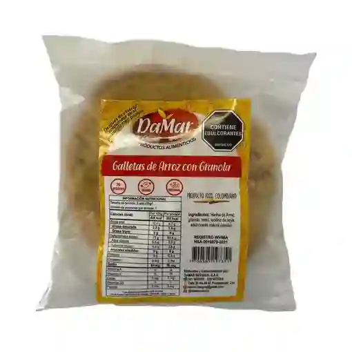 Galletas Harina de Arroz Granola X2 - Damar Snacks