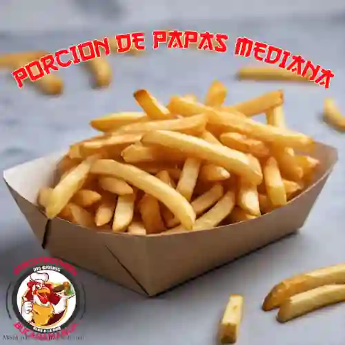 Porcion de papas francesas mediana duo