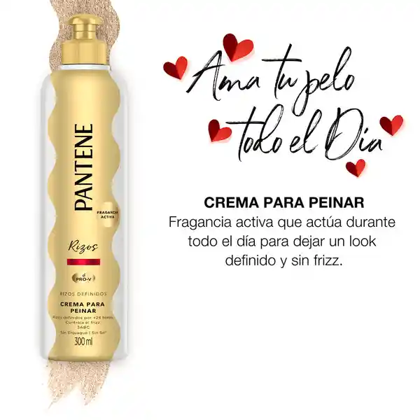 Pantene Crema Para Peinar Pro-V Rizos Definidos