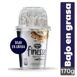 Yogurt Finesse Natural con cereal 170 g