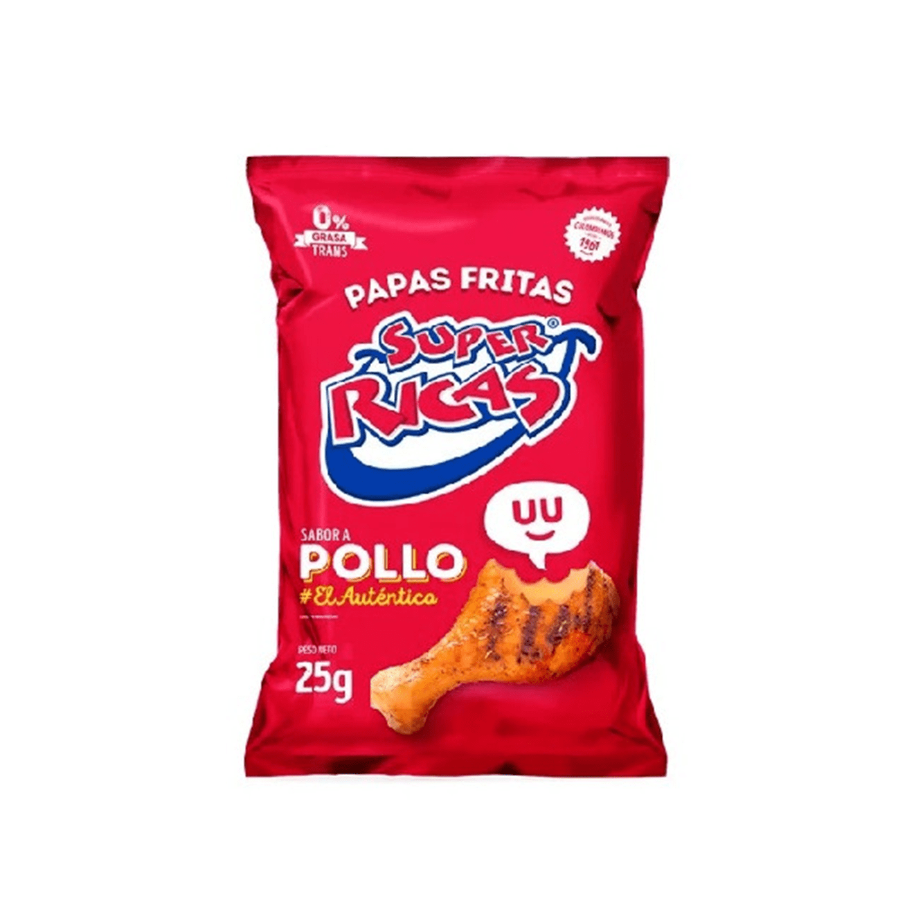 Super Ricas Snack de Papas Fritas Sabor a Pollo 25 g