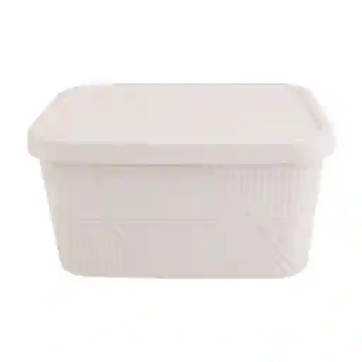 Caja Plástica Textura Geométrica Arena Krea