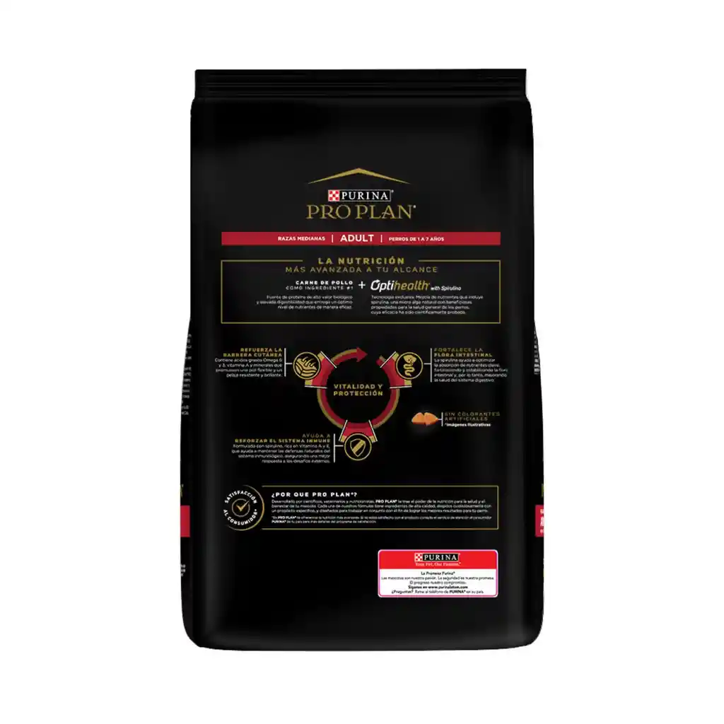 Comida para Perros adultos razas mediana Purina Pro Plan x 7,5 kg