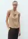 Top Ten Beige Talla S Mujer Mango