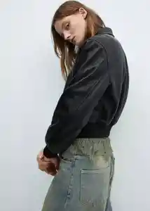 Chaqueta Phibi Negro Talla M Mujer Mango