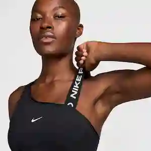 Nike Camiseta Swoosh Ms Asym Mujer Negro Talla L Ref: FV6526-010