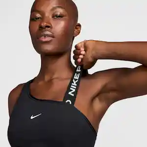 Nike Camiseta Swoosh Ms Asym Mujer Negro Talla L Ref: FV6526-010