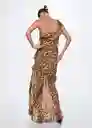 Vestido Savannah Beige Talla S Mujer Mango