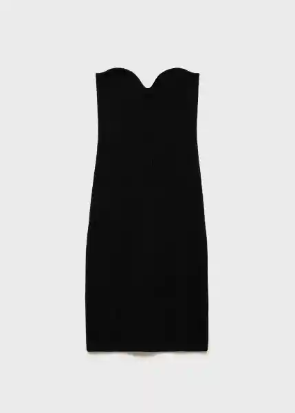 Vestido Fanny Negro Talla L Mujer Mango