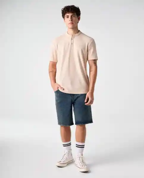 Camiseta Polo Hombre Beige Talla M 802G006_BEI131106 Americanino