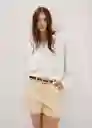 Cinturón Monica Marrón Talla L Mujer Mango